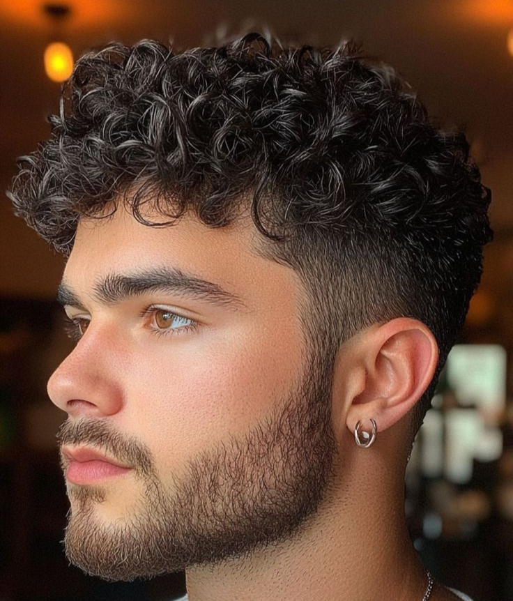 Best Curly Hair Fade Style