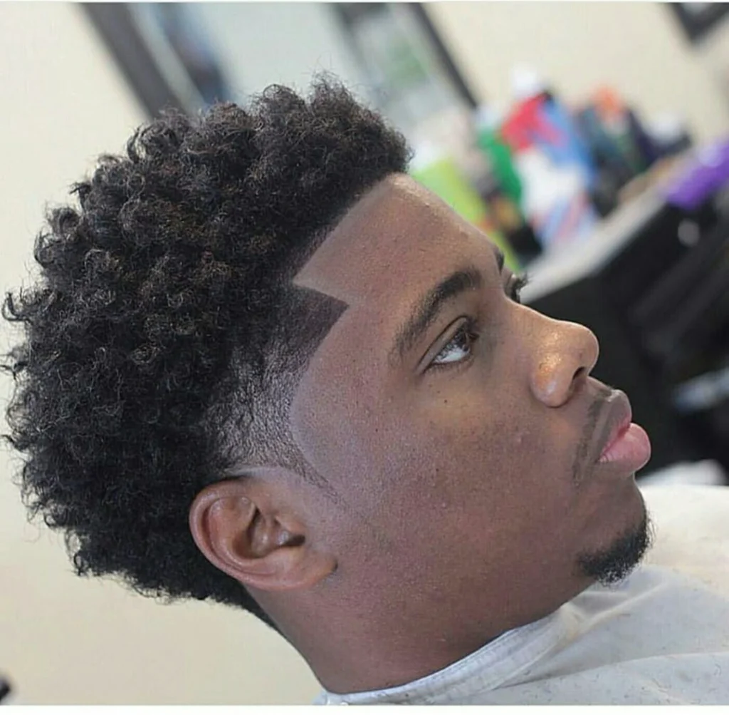 Blowout Low Taper Fade Curly Hair