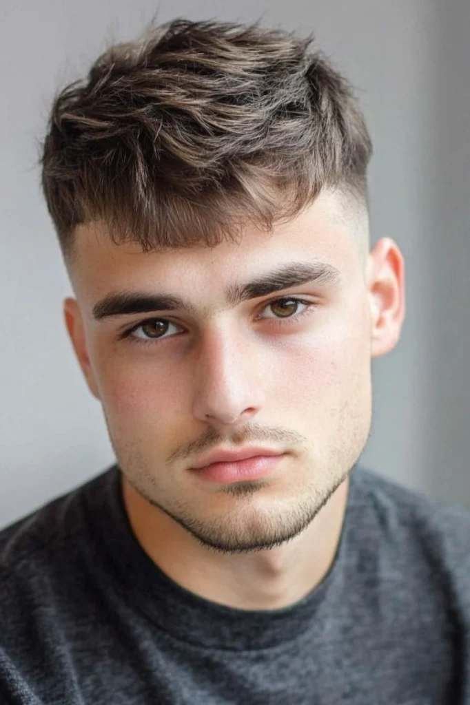 Classy Low Taper Fade with Longer Hair on Top