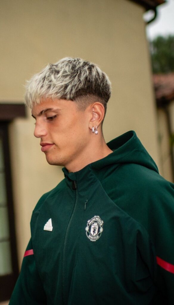 Low Taper Fade White Male Straight Hair