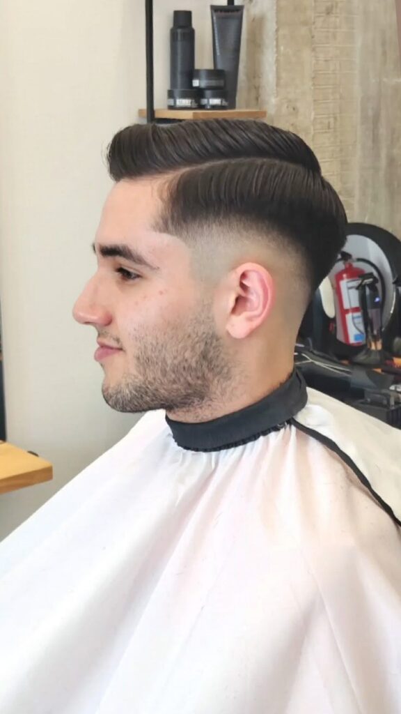 Mid Fade Side Part