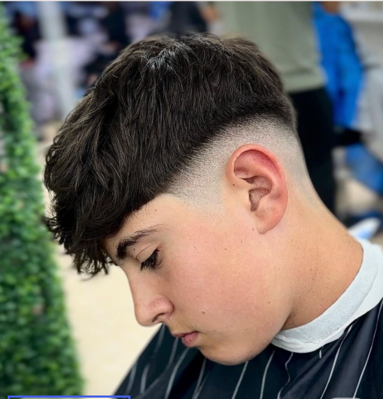 Mid Fade With Fringe