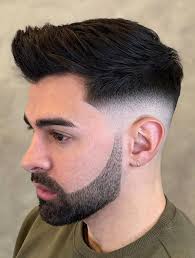 Mid Fade With Quiff