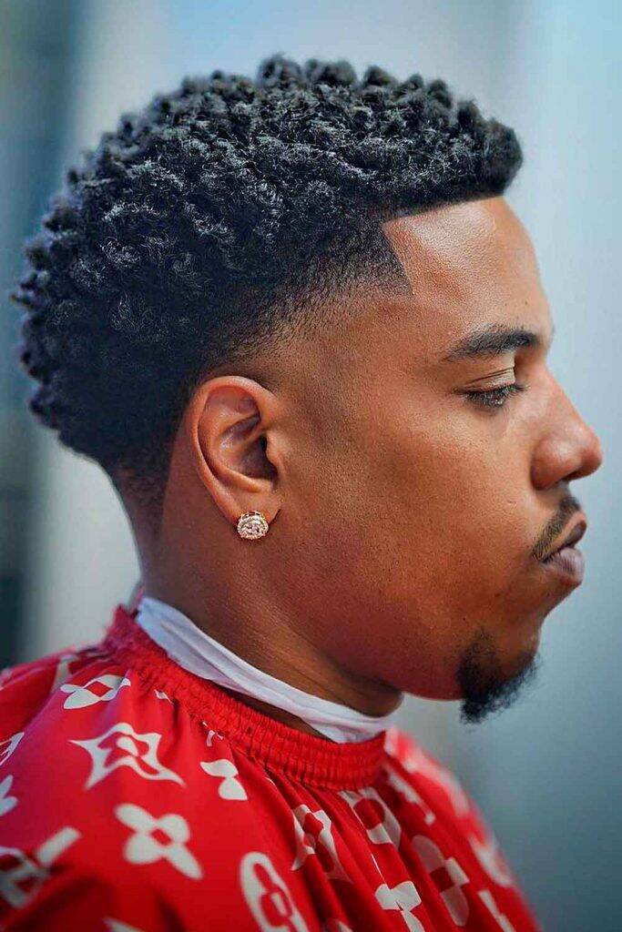 Mid Taper Fade for Black Men