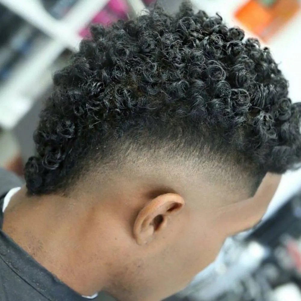 Curly Modern Mullet
