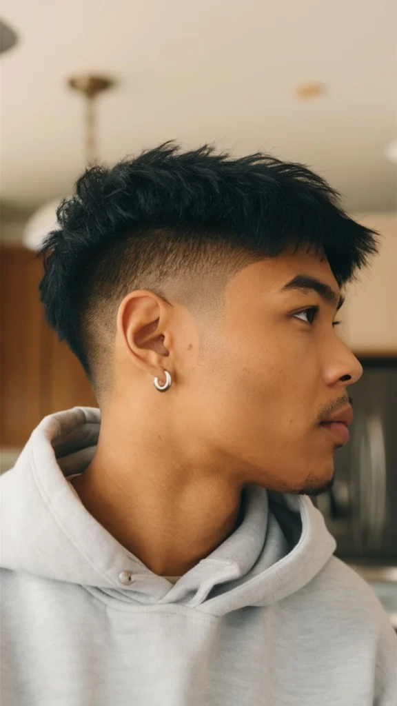 High Taper Fade Asian