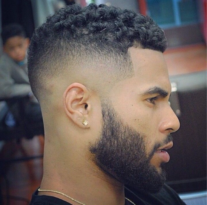 High Taper Fade Black Male