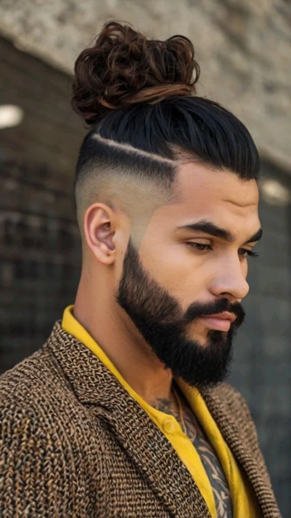High Taper Fade Long Hair