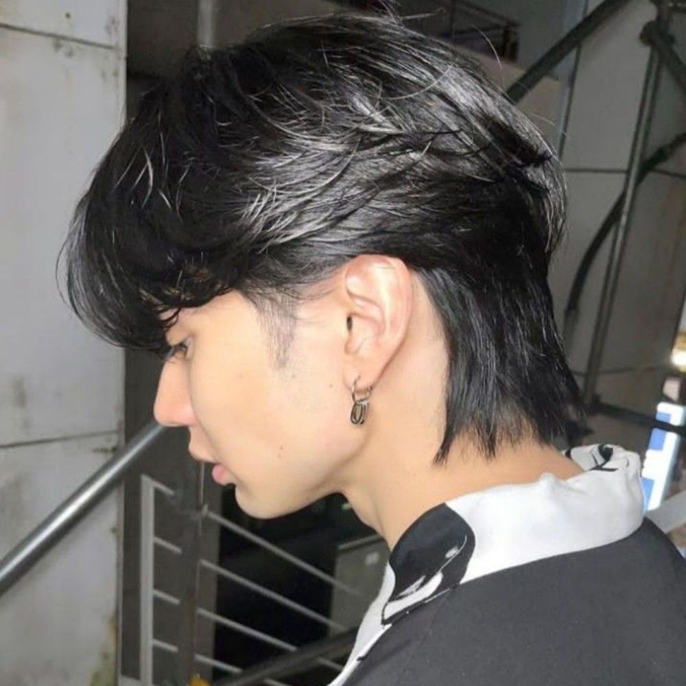 Korean Two Block Mullet