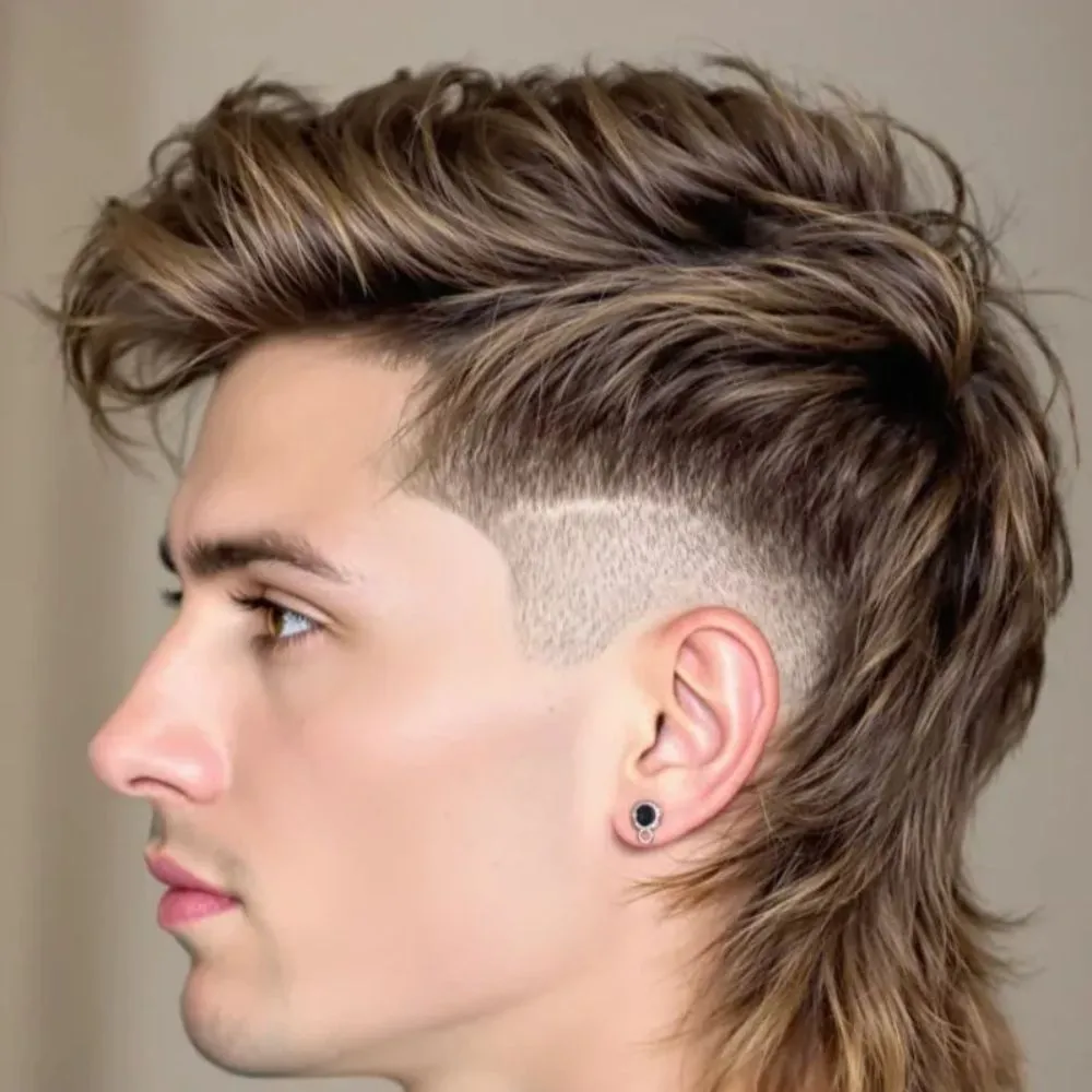 Wavy Modern Mullet