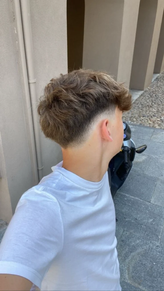 Blowout Low Taper Fade Fluffy Hair