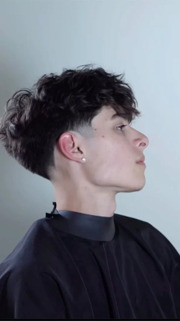 Edgar Cut Low Taper Fade Fluffy Hair
