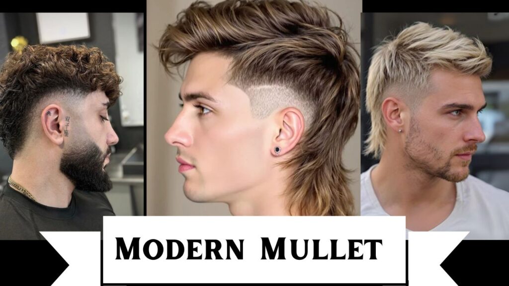 Modern Mullet haircut